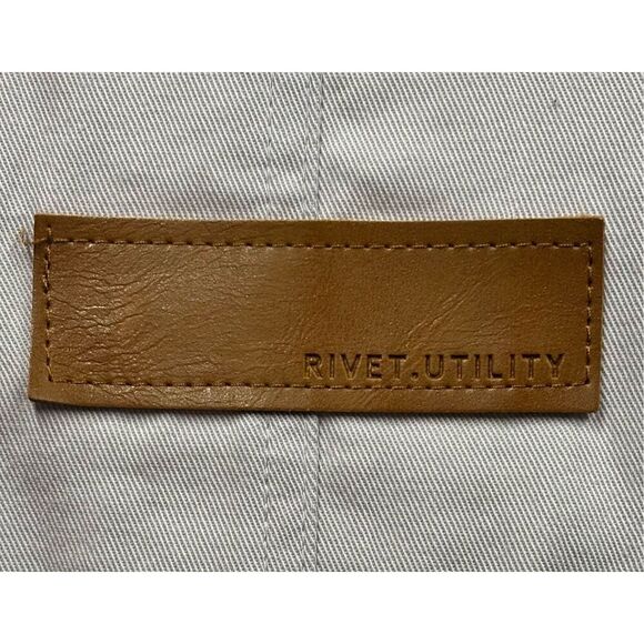 Rivet Utility Diva 100% Cotton Jumpsuit in Lavender NWT Size Small - Picture 4 of 8